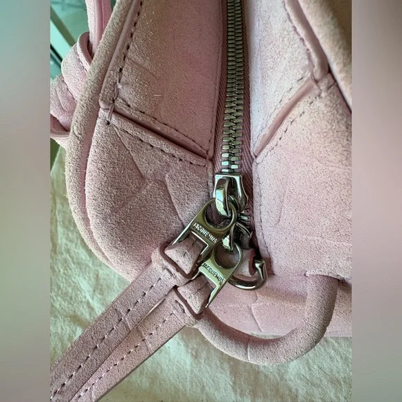 Jacquemus Turismo Small - Pink Suede - Picture 8 of 14
